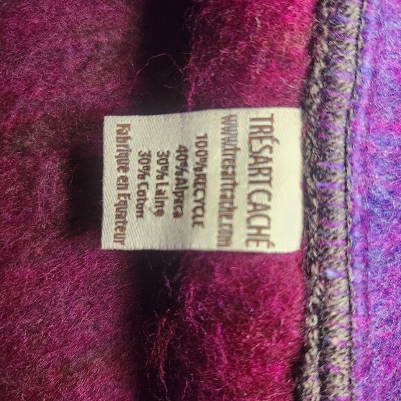 PRICE DROP!! BNWOT Tres Art Caché Alpaca Scarf – Soft Pink Luxury - Picture 2 of 2